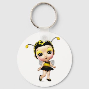 Porte-clés Clavier de la petite mademoiselle Bumblebee