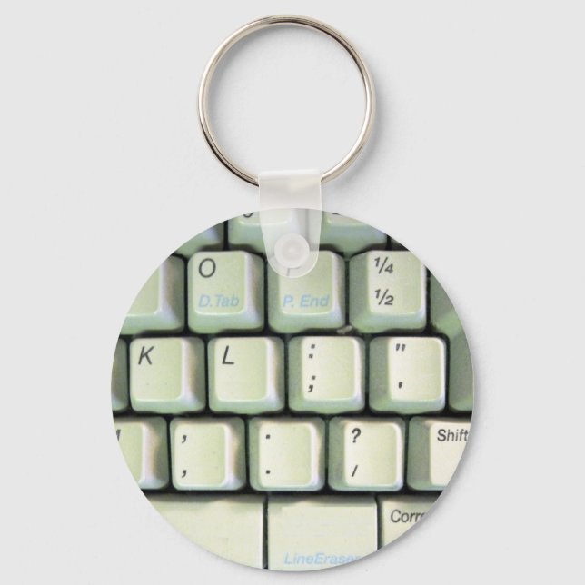 Porte-clés Clavier de machine à écrire (Recto)