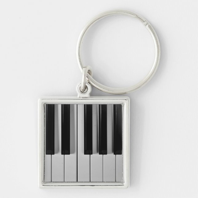 Porte-clés Clavier de piano Porte - clé personnalisé (Devant)