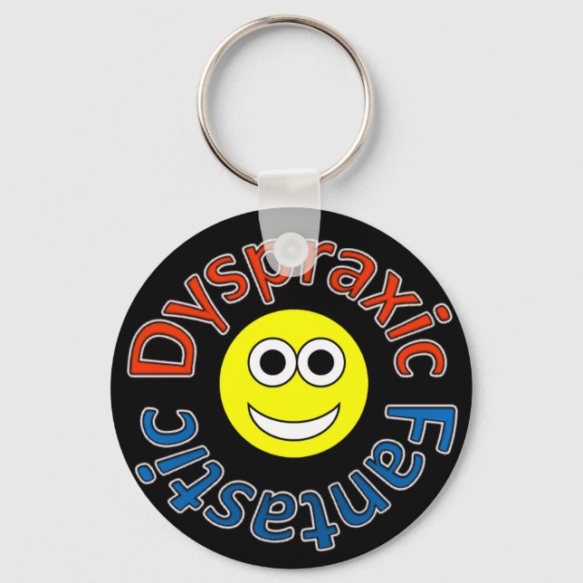 Porte-clés Clavier dyspraxique fantastique (Recto)