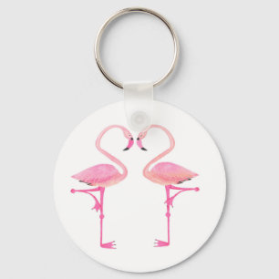 Porte-clés Clavier Flamant rose