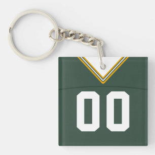 Porte-clés Clavier Jersey Personnalisable, Crosse De Football