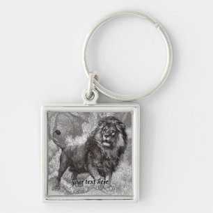 Porte-clés Clavier Lion Vintage