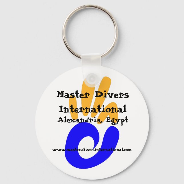 Porte-clés Clavier Master Divers International (Recto)