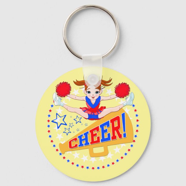 Porte-clés Clavier pom-pom girl (Recto)