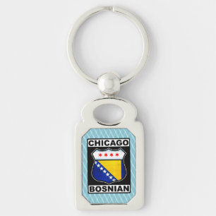 Porte-clés Clavier Porte - clé américain bosniaque de Chicago