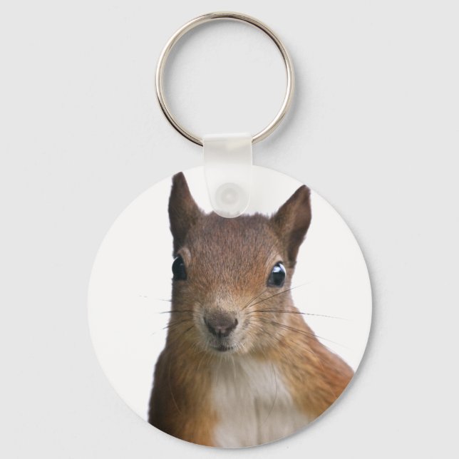 Porte-clés Clavier Portrait d'écureuil (Recto)
