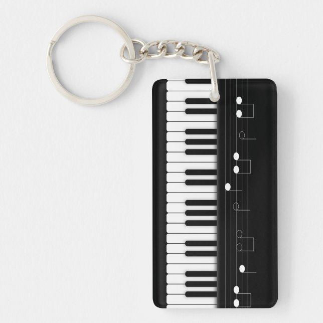 Porte-clés Clavier pour piano (Devant)