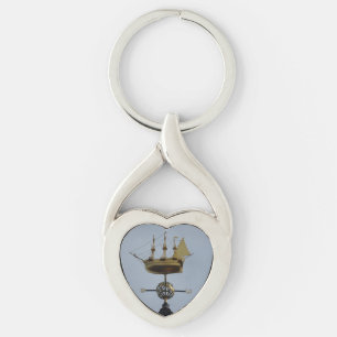 Porte-clés Clavier Rose Compass