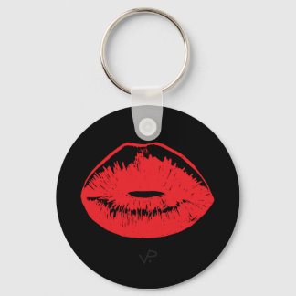 Porte-clés Clavier rouge Kiss