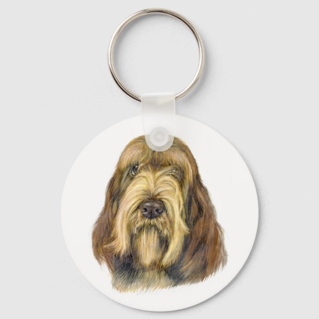 Porte-clés Clavier Spinone italien (Recto)