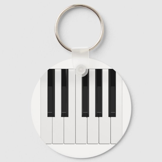 Porte-clés Clavier / Touches de piano : (Recto)
