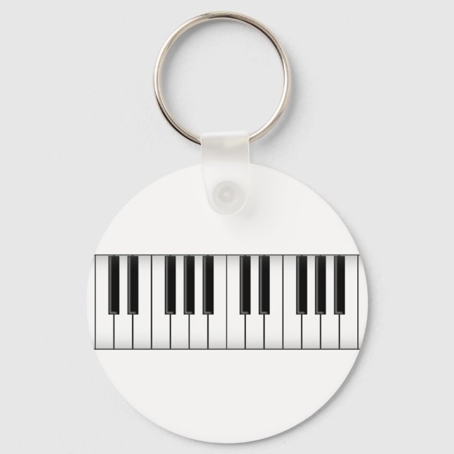 Porte-clés Clavier / Touches de piano : (Recto)