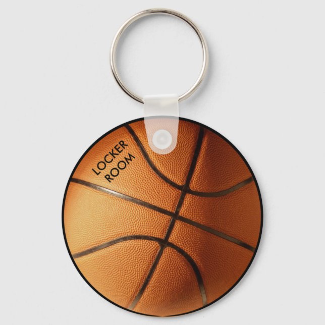 Porte-clés Clé de l'entraîneur de basket-ball (Recto)