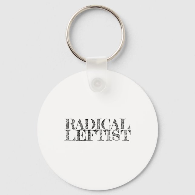 Porte-clés CLÉ FIÈRE GAUCHE Solidarité politique Sociale (Recto)