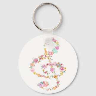 Porte-clés clef à treize fleurs