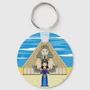 Porte-clés Cléopâtre au grand sphinx Keycahin