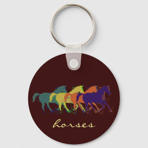 Porte-clés clés de chevaux