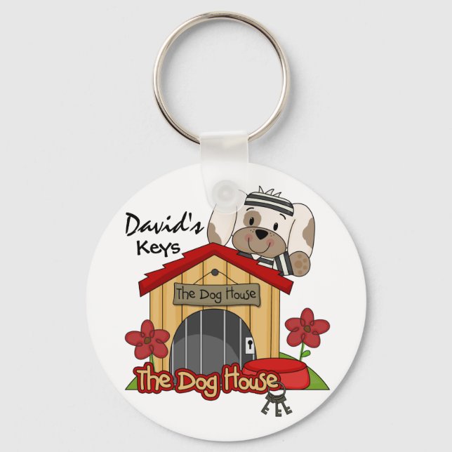 Porte-clés Clés de la maison de chien - SRF (Recto)