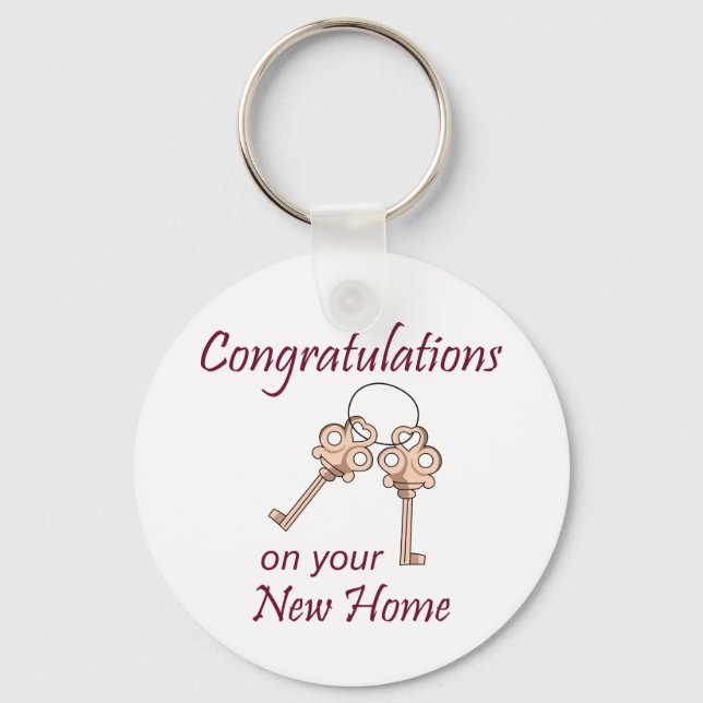 Porte-clés Clés pour la nouvelle maison (Recto)