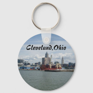 Porte-clés CLEVELAND, OHIO SUR le porte - clé du LAC ÉRIÉ