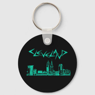 Porte-clés Cleveland Skyline