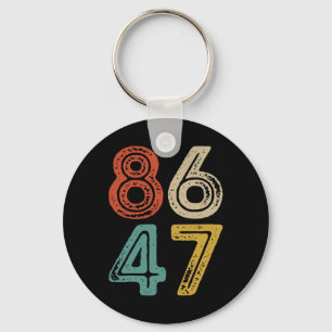 Porte-clés Clic Vintage 80s Style 8647 Anti Trump