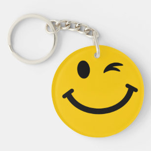 Porte-clés Cligner de l'oeil le visage