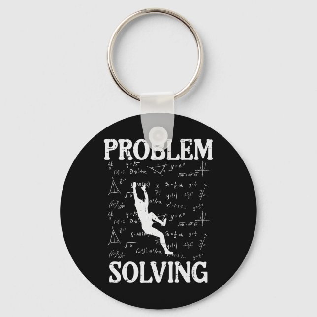 Porte-clés Climbing Problem Solving Math Formulas Funny Men W (Recto)