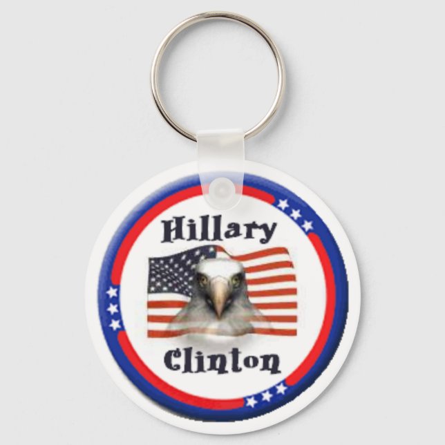 Porte-clés Clinton Porte - clé de l'aigle drapeau américain (Recto)