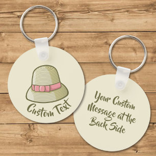 Porte-clés Cloche Casquette jaune