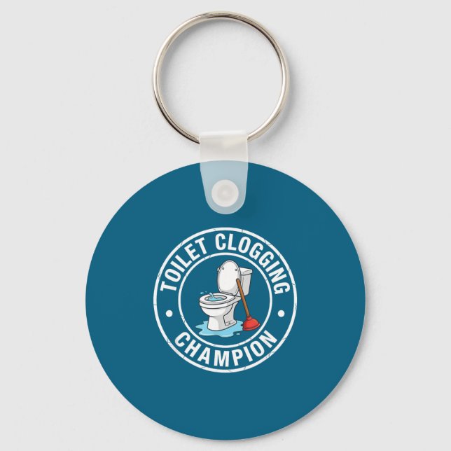 Porte-clés Clogging Champion Toilet Apparel (Recto)