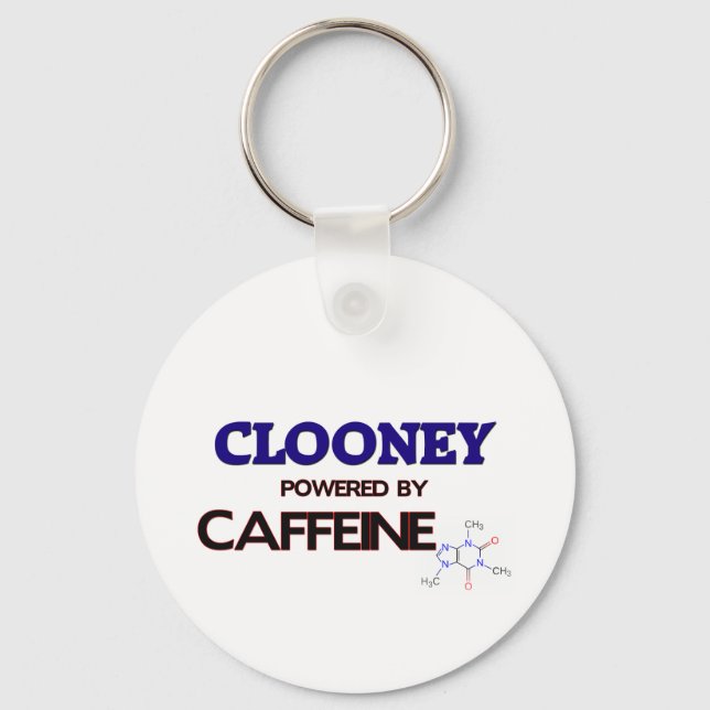 Porte-clés Clooney alimenté par la caféine (Recto)
