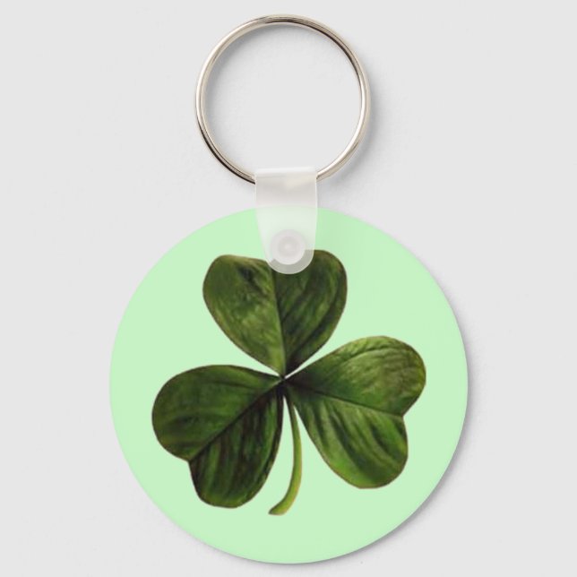 Porte-clés Clover à trois feuilles de St. Patrick (Recto)