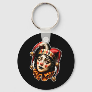 Porte-clés Clown Bouffon Triste