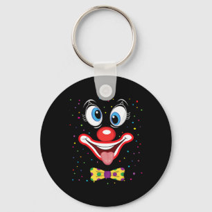 Porte-clés Clown Carnaval Visage Cirque Costume Enfants Homme