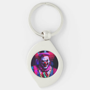 Porte-clés clown effrayant