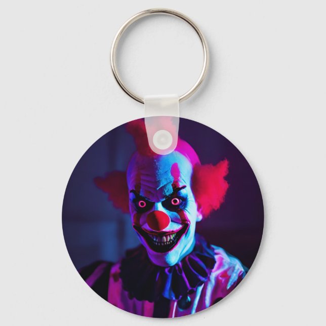 Porte-clés clown effrayant (Recto)