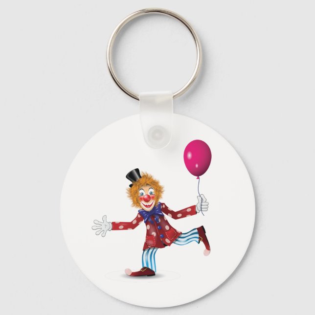 Porte-clés Clown With A Balloon Keychain (Recto)