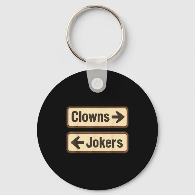 Porte-clés Clowns jokers  (Recto)