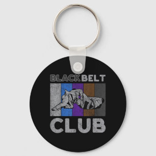 Porte-clés Club Ceinture Noire Vintage BJJ Jiu Jitsu Brésilie