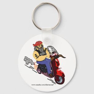 Porte-clés Club de fan d'amants de scooter