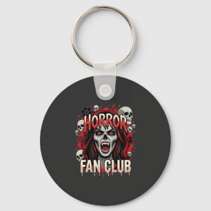 Porte-clés Club de fans de l'horreur d'Halloween crâne de vam