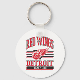 Porte-clés Club de hockey Detroit Red Wings Gris Officielleme