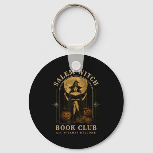 Porte-clés Club de lecture de sorcières de Salem Halloween pl