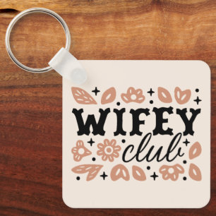 Porte-clés Club de l'épouse cow-boy femme au foyer esthétique