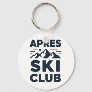 Porte-clés Club de montagne Logo Après Ski - Hiver personnali