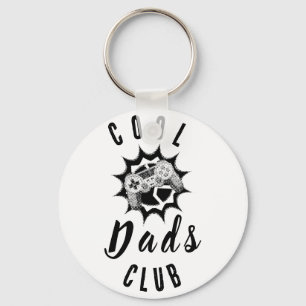 Porte-clés Club des papas cools Papa Gamer Rétro
