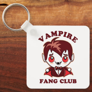 Porte-clés Club Fang   Pun Drôle Et Vampire Mignons
