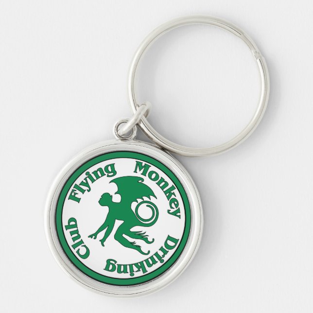 Porte-clés Club potable de singe de vol (Devant)